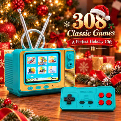 Vintage Handheld Gaming Console with Compact Design and Screen