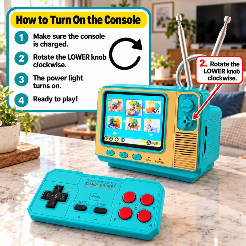 Vintage Handheld Gaming Console with Compact Design and Screen